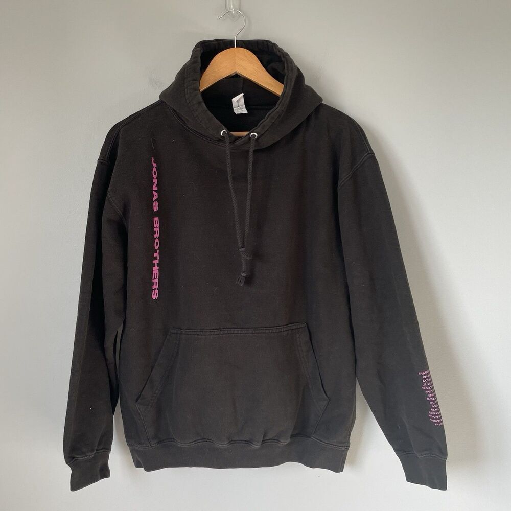 Jonas Brothers 'Happiness Begins Tour 2020' Hoodie Sweatshirt European Tour Med.